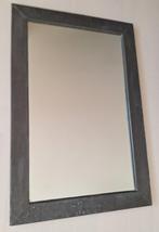 Spiegel met lijst van zink, Ophalen, Rechthoekig, 50 tot 75 cm, Minder dan 100 cm