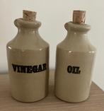 Vintage olie en azijn set van Pearsons, Huis en Inrichting, Keuken | Servies, Overige typen, Nieuw, Ophalen of Verzenden, Effen