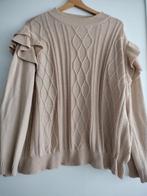 Mooie trui maat 48 beige slechts €10, Ophalen of Verzenden, Zo goed als nieuw, Beige, Trui of Vest