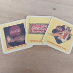 89 stuks kartonnen retro Coca Cola viltjes, Ophalen of Verzenden, Frisdrankglas