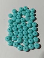 Licht blauwe donut kralen 5 mm, Kraal, Verzenden