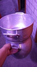 Te koop: Couscous stoompan, Huis en Inrichting, Keuken | Potten en Pannen, Ophalen, Gebruikt, Gietijzer, Kookpan of Snelkookpan