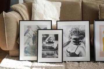 Set van 3 ingelijste prints – kant-en-klaar voor aan de muur beschikbaar voor biedingen