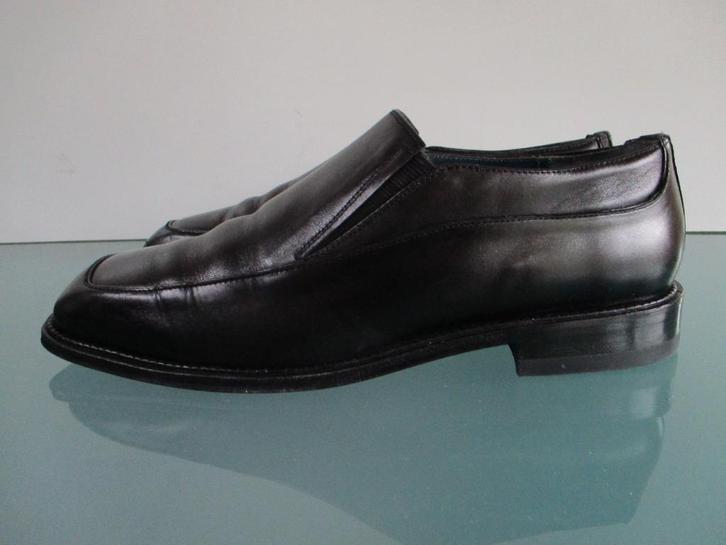 GRATIS VERZENDEN | FLORIS VAN BOMMEL zwarte instappers 42.5, Kleding | Heren, Schoenen, Zo goed als nieuw, Loafers, Zwart, Verzenden