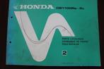 Honda CB1100 Rb Rc 1981 motorcycle parts catalogue katalog, Motoren, Ophalen of Verzenden, Honda