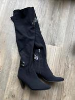 Zwarte stretch overknee laarzen unisa, Kleding | Dames, Schoenen, Ophalen of Verzenden, Zo goed als nieuw, Zwart, Hoge laarzen