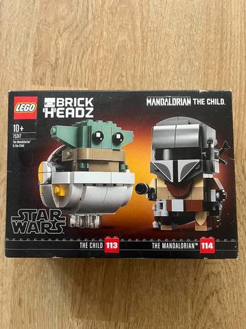 Lego brickheadz 75317 The mandalorian & the child nieuw beschikbaar voor biedingen