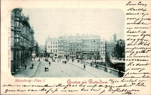 Rotterdam Mosseltrap Plan C   No 41 J.G. Vlieger  st 1900, Verzamelen, Ansichtkaarten | Nederland, Gelopen, Zuid-Holland, Voor 1920