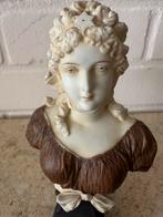 Antiek porselein borst beeld 18cm hoog, Ophalen of Verzenden