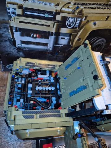 Technisch lego landrover defender, fiat 500,dragracer  beschikbaar voor biedingen