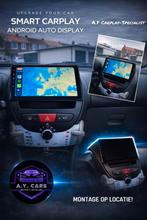 CarPlay QLED 10” Aygo/C1/107–NavigatieScherm+Montage+CoolFan, Ophalen of Verzenden, Nieuw