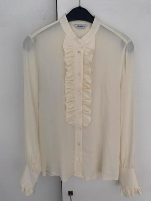 Pauw Caliban blouse maat 2 (Nl.38/it.44), Kleding | Dames, Blouses en Tunieken, Zo goed als nieuw, Maat 38/40 (M), Beige, Ophalen