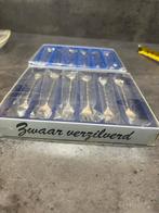 Verzilverde Vorkjes met Bloemen en Vruchten - 12 Stuks, Ophalen of Verzenden