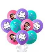 10 Gabby poppenhuis ballonnen, Hobby en Vrije tijd, Ophalen of Verzenden, Nieuw, Versiering, Verjaardag