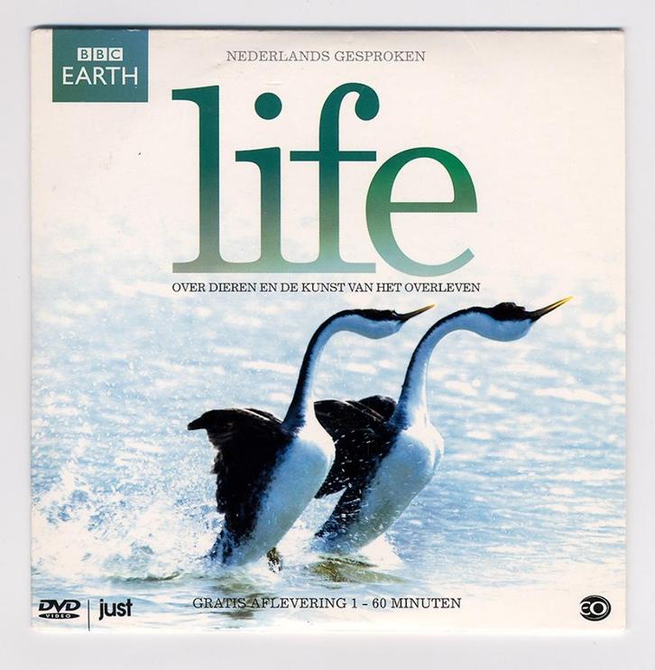 Life - Dieren kunst v overleven - BBC Earth Nederlands dvd, Boeken, Godsdienst en Theologie, Zo goed als nieuw, Christendom | Katholiek