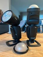 Profoto A1X voor Nikon (2x) in perfecte staat!, Ophalen of Verzenden, Gebruikt, Nikon