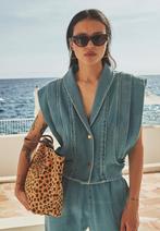 Denim sleeveless jacket by bar S, By bar, Blauw, Ophalen of Verzenden, Zo goed als nieuw