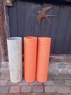 Drie dikke buizen, Doe-het-zelf en Verbouw, Ophalen, Pvc, Zo goed als nieuw, Minder dan 2 meter