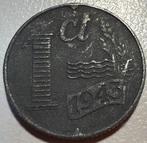 Oude 1 cent munt 1943, Zilver, 25 cent, Ophalen of Verzenden, Koningin Wilhelmina