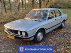 BMW 525i | 1982 | Route 66 Auctions, Auto's, Oldtimers, Overige carrosserieën, Zwart, Bedrijf, Handgeschakeld