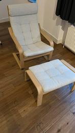 Ikea Fauteuil met Voetbank - Relax en Comfort! Als nieuw, Huis en Inrichting, Fauteuils, 75 tot 100 cm, Ophalen of Verzenden, Zo goed als nieuw