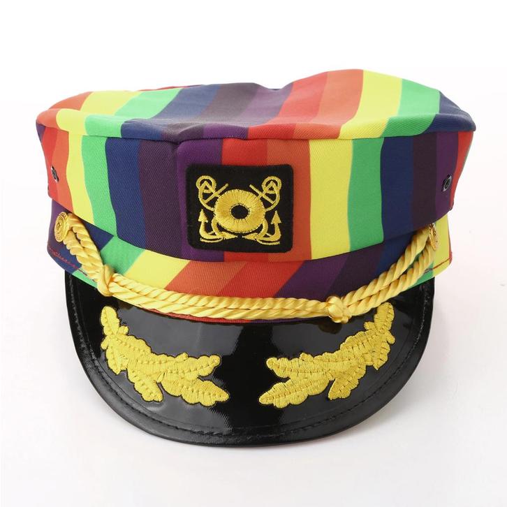 Regenboog kapiteins pet (gay lhbti pride hoed heren dames), Kleding | Heren, Hoeden en Petten, Nieuw, Pet, One size fits all, Verzenden