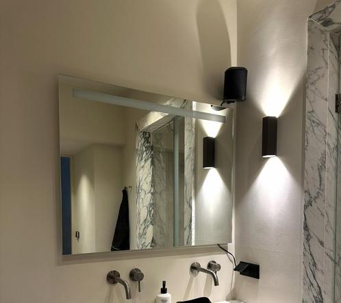 Badkamerspiegel met verlichting, Huis en Inrichting, Woonaccessoires | Spiegels, Zo goed als nieuw, 100 tot 125 cm, Minder dan 100 cm