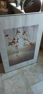 Zilveren lijst Ikea 100x70, Huis en Inrichting, Woonaccessoires | Lijsten, Ophalen, Kunststof, Gebruikt, 75 cm of meer