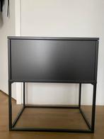IKEA VIKHAMMER Bedside Table – Black, Huis en Inrichting, Ophalen, Gebruikt, 50 tot 100 cm, 25 tot 50 cm