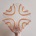 Vintage Glazen Plafondlamp | Vintage plafonniere, Huis en Inrichting, Lampen | Plafondlampen, Ophalen of Verzenden, Gebruikt, Glas
