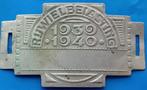 Rijwielbelasting plaatje 1939-1940, Verzenden, Overige materialen, Nederland