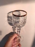 Drie prachtige wijnglazen met “gouden” rand, Antiek en Kunst, Ophalen of Verzenden