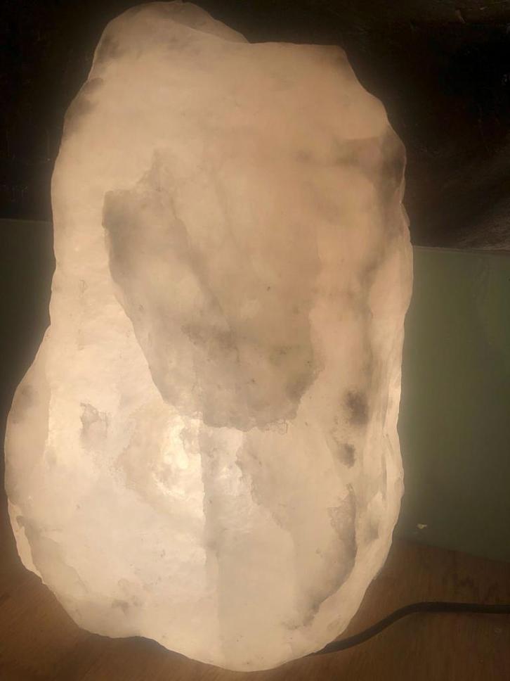 Grote zware zoutlamp 10-25 kilo, Verzamelen, Mineralen en Fossielen, Ophalen of Verzenden