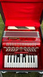 Parrot accordeon, Muziek en Instrumenten, Ophalen, 48-bas, Toetsaccordeon, Zo goed als nieuw