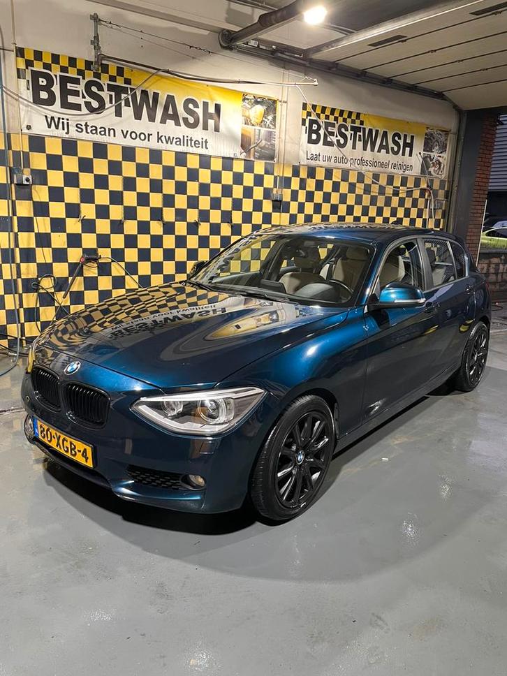BMW 1-Serie 116I M Pakket 5DR 2012 Blauw, Auto's, BMW, Particulier, 1-Serie, ABS, Adaptieve lichten, Adaptive Cruise Control, Airbags