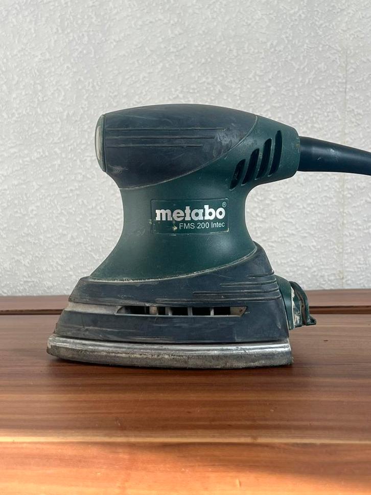 Metabo FMS 200 intec, Doe-het-zelf en Verbouw, Gereedschap | Schuurmachines, Zo goed als nieuw, Vlakschuurmachine, 1200 watt of meer