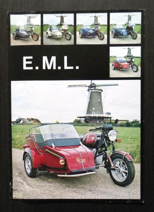 Leaflet EML zijspannen - circa 1985, Motoren, Handleidingen en Instructieboekjes, BMW, Verzenden