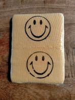 Smiley hippie glimlach vintage zweetbandjes set RARE logo, Ophalen of Verzenden, Zo goed als nieuw