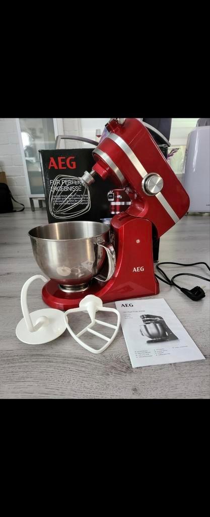 Aeg mixer keukenmachine keukenmixer, Witgoed en Apparatuur, Keukenmixers, Zo goed als nieuw, 4 liter of meer, Ophalen