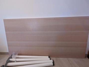 ikea bureaublad lagkapten 160x80 inclusief 4 ikea potjes beschikbaar voor biedingen