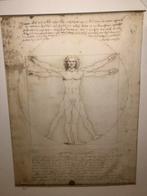Mens van Vitruvius - Da Vinci - Groot Doek 2.00x1.50, Huis en Inrichting, Ophalen