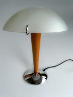 Retro Tafellamp, Huis en Inrichting, Lampen | Tafellampen, Glas, Ophalen of Verzenden, Zo goed als nieuw, Minder dan 50 cm