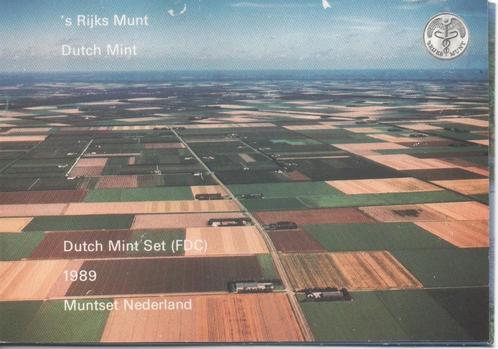 Provincie U.N.C jaarset 1989 Flevoland, Postzegels en Munten, Munten | Nederland, Setje, Overige waardes, Koningin Beatrix, Ophalen of Verzenden