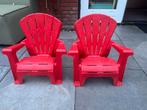 2x Little Tikes kinder tuinstoeltjes – rood, Ophalen of Verzenden