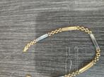 14 k gouden en witgouden armband 6,5 gram, Ophalen of Verzenden, Nieuw, Goud, Goud