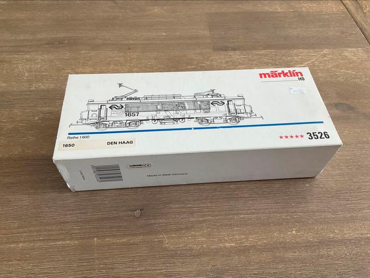 Marklin 3526 NS 1650 Den Haag in de ovp, Hobby en Vrije tijd, Modeltreinen | H0, Zo goed als nieuw, Locomotief, Wisselstroom, Märklin