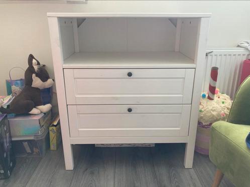 Ikea Sundvik uitklapbare commode / ladekast wit, Kinderen en Baby's, Kinderkamer | Commodes en Kasten, Gebruikt, 90 tot 105 cm