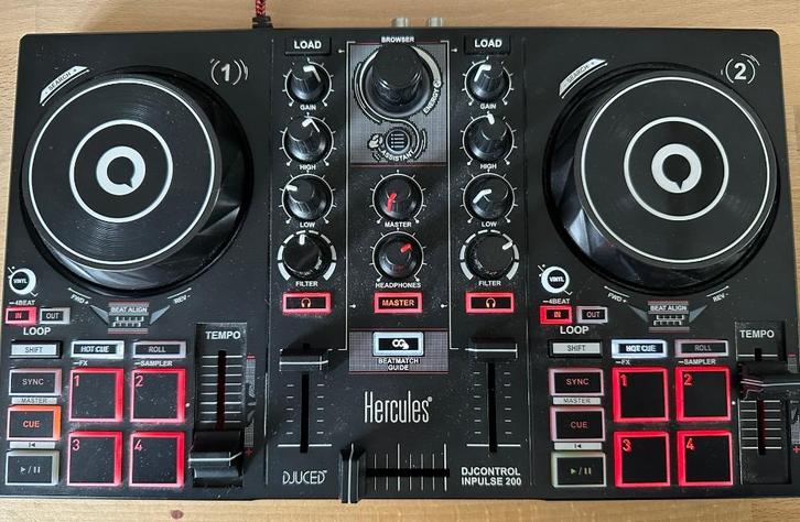 HERCULES DJ Control Inpulse 200, Muziek en Instrumenten, Dj-sets en Draaitafels, Zo goed als nieuw, Dj-set, Overige merken, Ophalen of Verzenden