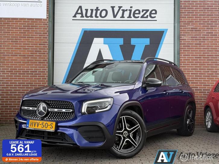 Mercedes GLB 200 AMG LINE 7G Panodak | Trekhaak | Widescreen, Auto's, Mercedes-Benz, Bedrijf, Te koop, GLB, ABS, Achteruitrijcamera