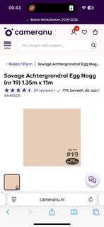 Savage Achtergrondrol Egg Nogg #19, Audio, Tv en Foto, Fotografie | Fotostudio en Toebehoren, Ophalen of Verzenden, Nieuw, Achtergrond